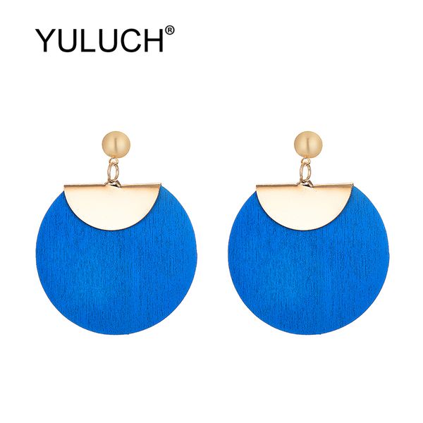 yuluch ethnic african women summer 8 colors natural wooden big stud earrings fashion jewelry 2019 personality long stud earrings, Golden;silver
yuluch ethnic african women summer 8 colors natural wooden big stud earrings fashion jewelry 2019 personality long stud earrings, Golden;silver