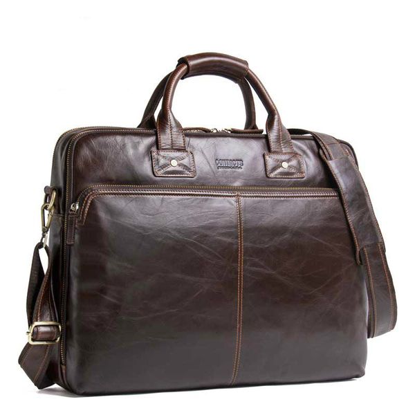 black angel genuine leather man handbag can dress 15.6 inch portable computer business affairs briefcase abroad
black angel genuine leather man handbag can dress 15.6 inch portable computer business affairs briefcase abroad