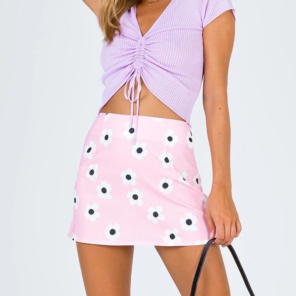 skirts flower print summer womens high waist pencil skirt streetwear vintage elegant korean mini harajuku 2021, Black
skirts flower print summer womens high waist pencil skirt streetwear vintage elegant korean mini harajuku 2021, Black