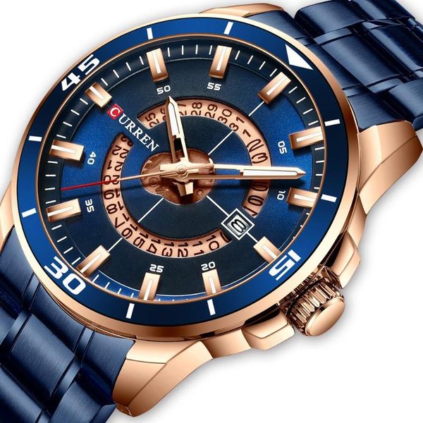 curren fashion steel men's watch design quartz wristwatch with date clock male reloj hombre watch men watchs brand, Slivery;brown
curren fashion steel men's watch design quartz wristwatch with date clock male reloj hombre watch men watchs brand, Slivery;brown