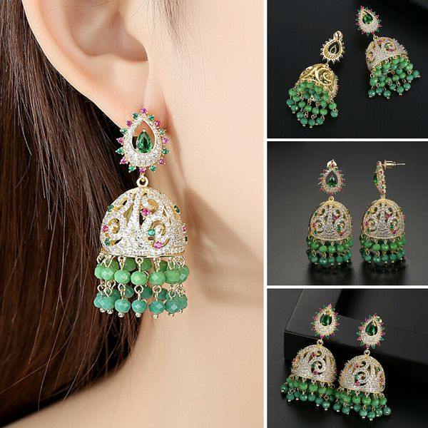 ethnic women earrings dangle stud tassel jewelry fashion ladies evening party bridal wedding vintage gypsy golden plated earring, Silver
ethnic women earrings dangle stud tassel jewelry fashion ladies evening party bridal wedding vintage gypsy golden plated earring, Silver