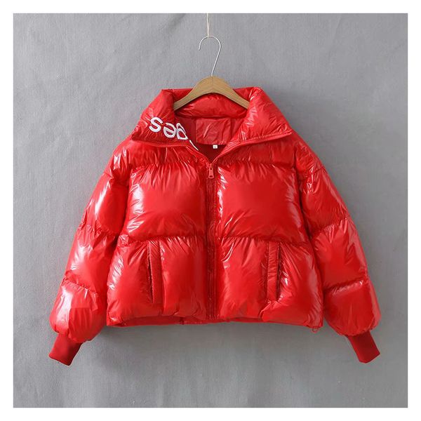 2020 winter womens short glossy reflective coat cotton clothing winter female fashion new long sleeve warm cotton clothing tide, Black
2020 winter womens short glossy reflective coat cotton clothing winter female fashion new long sleeve warm cotton clothing tide, Black