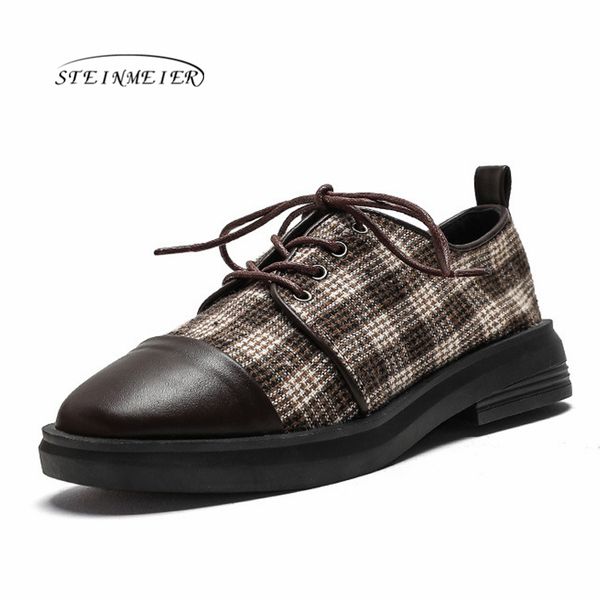 women oxford flat spring shoes for woman leather flats summer brogues vintage slip on loafers casual sneakers shoes 2020, Black
women oxford flat spring shoes for woman leather flats summer brogues vintage slip on loafers casual sneakers shoes 2020, Black