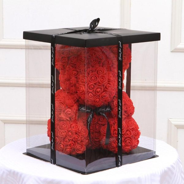 gift box rose bear flower transparent party gift box birthday cake plastic organizer without ribbon
gift box rose bear flower transparent party gift box birthday cake plastic organizer without ribbon