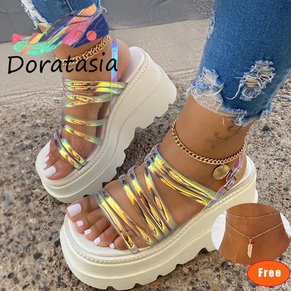 doratasia big size 35-43 ins fashion platform open toe buckle strappy brand sandals women summer shoes woman y200702, Black
doratasia big size 35-43 ins fashion platform open toe buckle strappy brand sandals women summer shoes woman y200702, Black