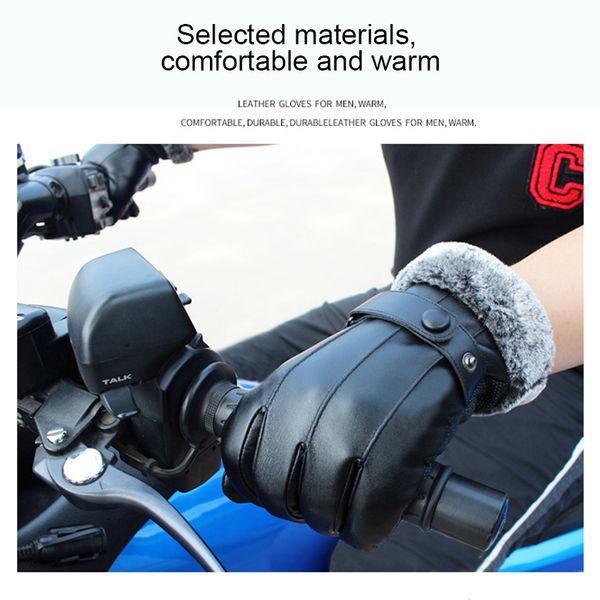 fashion-touchscreen lining plush gloves windproof gloves black warm glove xrq88, Blue;gray
fashion-touchscreen lining plush gloves windproof gloves black warm glove xrq88, Blue;gray