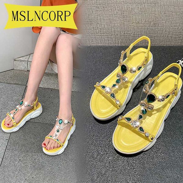 plus size 34-46 summer women sandals fashion transparent diamond wedge sandal rhinestone high heels chunky platform shoes woman, Black
plus size 34-46 summer women sandals fashion transparent diamond wedge sandal rhinestone high heels chunky platform shoes woman, Black