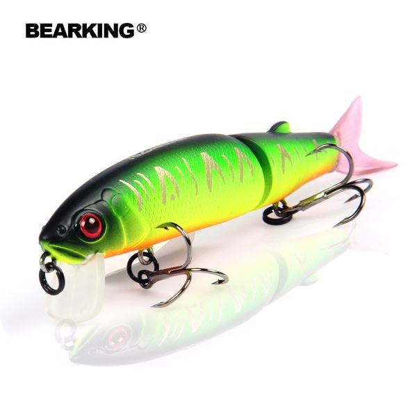 bearking 2016good fishing lure minnow quality professional bait 11.3cm 13.7g swim bait jointed bait equipped black or white hook
bearking 2016good fishing lure minnow quality professional bait 11.3cm 13.7g swim bait jointed bait equipped black or white hook