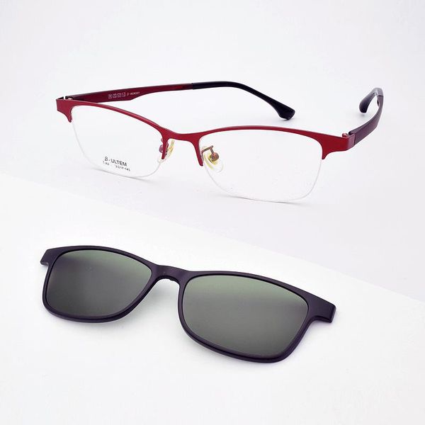 luxury-glasses frame female myopia wine red glasses frame pink with magnet polarized mirror sunglasses purple, Silver
luxury-glasses frame female myopia wine red glasses frame pink with magnet polarized mirror sunglasses purple, Silver