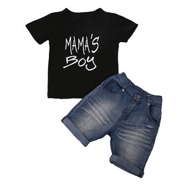 toddler kid baby boy clothing letter t shirt tee denim shorts sleeve cotton child little boy clothes set, White
toddler kid baby boy clothing letter t shirt tee denim shorts sleeve cotton child little boy clothes set, White