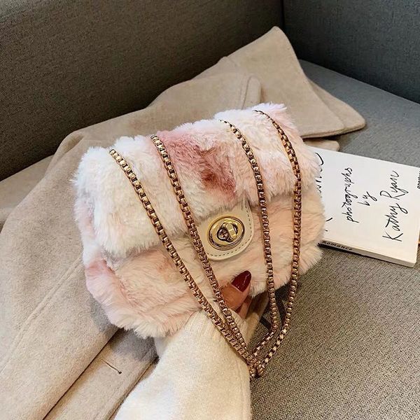 elegant female square small crossbody bag 2019 winter new soft plush women's handbag lock chain shoulder messenger bag
elegant female square small crossbody bag 2019 winter new soft plush women's handbag lock chain shoulder messenger bag