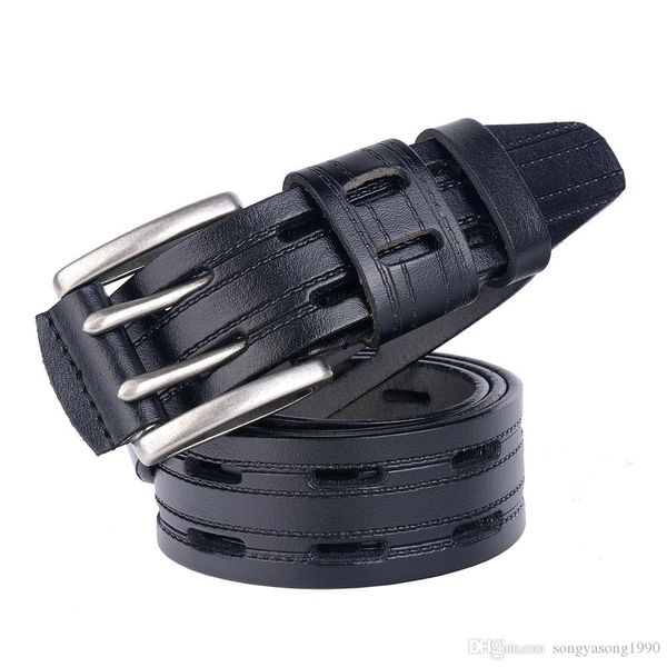 2017 new arrival 100% genuine leather men belts cow skin double pin buckle men belt waistband cintos ceinture men belt, Black;brown
2017 new arrival 100% genuine leather men belts cow skin double pin buckle men belt waistband cintos ceinture men belt, Black;brown