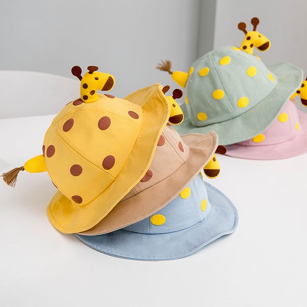 lovely cartoon giraffe dot baby hats spring summer cotton beach caps kids boys girls outdoor sun hats fisherman, Yellow
lovely cartoon giraffe dot baby hats spring summer cotton beach caps kids boys girls outdoor sun hats fisherman, Yellow