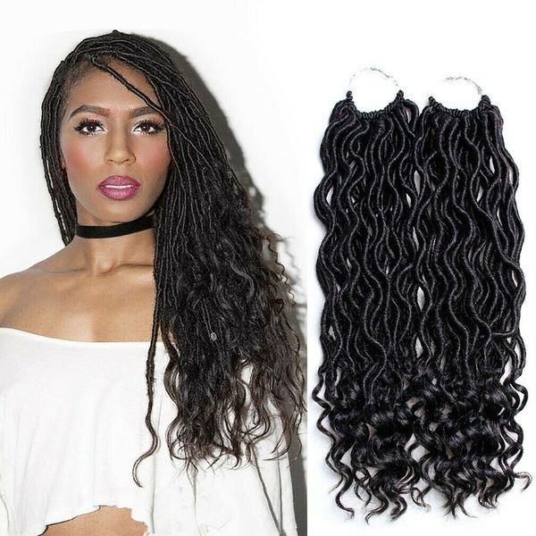 горячей! 20inches 24roots крючком goddess locs наращивание волос faux locs кудрявые косички ombre kanekalon плетение волос чешские локоны, Black
горячей! 20inches 24roots крючком goddess locs наращивание волос faux locs кудрявые косички ombre kanekalon плетение волос чешские локоны, Black
