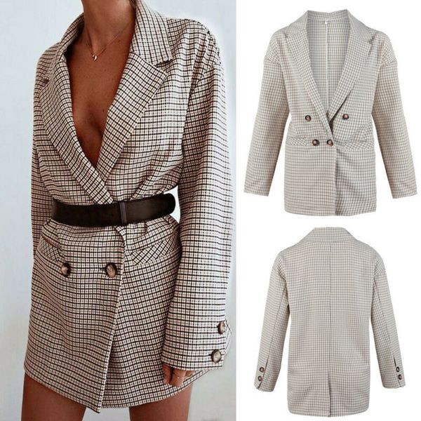 hirigin women summer slim fit plaid casual blazer fashion ladies office party club coat suit, White;black
hirigin women summer slim fit plaid casual blazer fashion ladies office party club coat suit, White;black