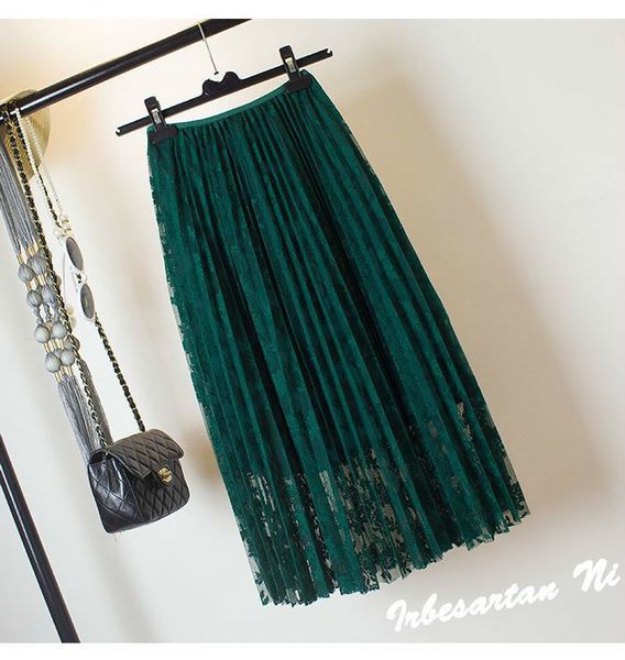 skirts spring autumn mid-calf women skirt high waist lace casual embroidered a-line pleated female winter faldas lining, Black
skirts spring autumn mid-calf women skirt high waist lace casual embroidered a-line pleated female winter faldas lining, Black