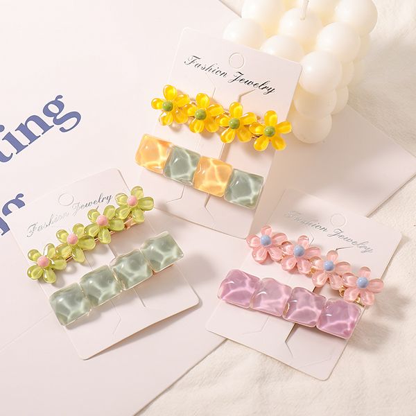 hair accessories 2pcs/set women girls cute colorful flower barrettes sweet ornament clips hairpins headband fashion, Slivery;white
hair accessories 2pcs/set women girls cute colorful flower barrettes sweet ornament clips hairpins headband fashion, Slivery;white