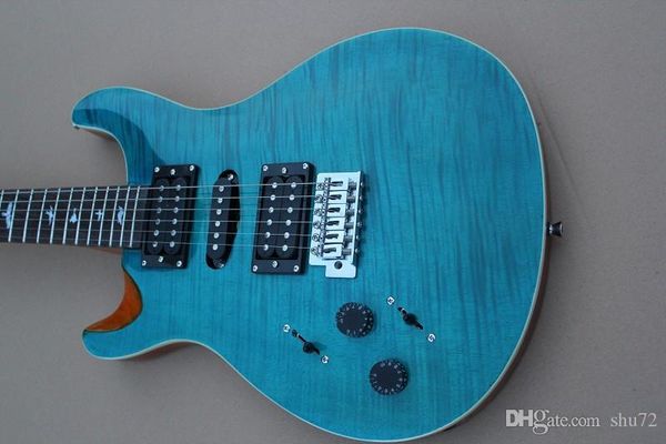reed smith2019 custom electric guitar,sea tiger blue s guitar with inlay birds fingerboard,chrome hardware
reed smith2019 custom electric guitar,sea tiger blue s guitar with inlay birds fingerboard,chrome hardware