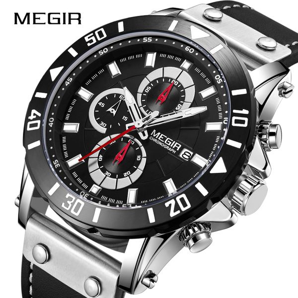 megir outdoor big dial men's sports watches leather quartz wristwatches men waterproof clock relogio masculino, Slivery;brown
megir outdoor big dial men's sports watches leather quartz wristwatches men waterproof clock relogio masculino, Slivery;brown