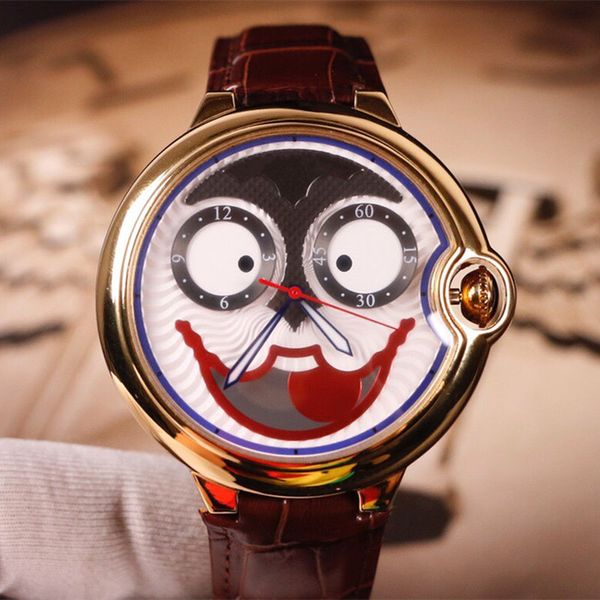 mens mechanical watch specially designed automatic mechanical movement 316 stainless steel case 47mm 13mm stylish leather strap luxury watch, Slivery;brown
mens mechanical watch specially designed automatic mechanical movement 316 stainless steel case 47mm 13mm stylish leather strap luxury watch, Slivery;brown