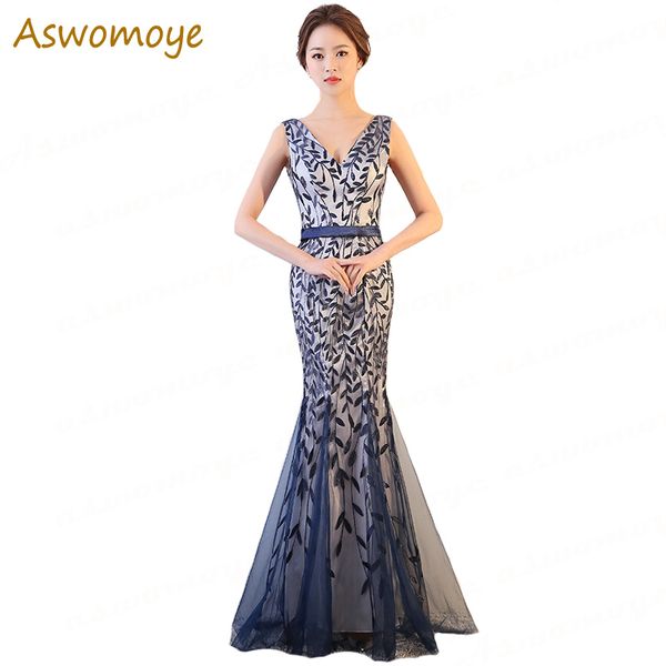 gorgeous mermaid sequins evening dresses 2018 new stylish colletion v-neck party dress princess gowns vestido de festa, White;black
gorgeous mermaid sequins evening dresses 2018 new stylish colletion v-neck party dress princess gowns vestido de festa, White;black