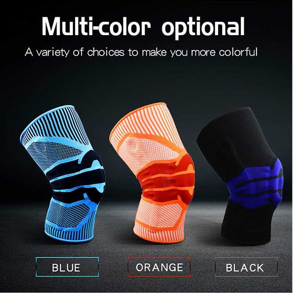 1pcs knee patella protector brace silicone spring knee pad basketball running compression sleeve support sports kneepads, Black;gray
1pcs knee patella protector brace silicone spring knee pad basketball running compression sleeve support sports kneepads, Black;gray