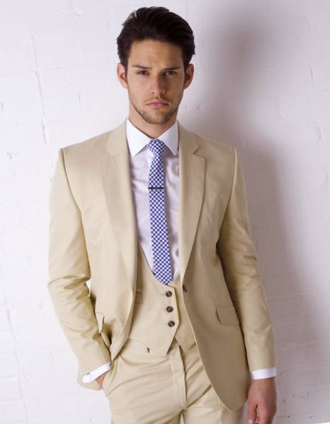 slim fit beige men suits for wedding summer bridegroom groom beach party prom casual suits man blazer jacket terno 3 pieces, White;black
slim fit beige men suits for wedding summer bridegroom groom beach party prom casual suits man blazer jacket terno 3 pieces, White;black