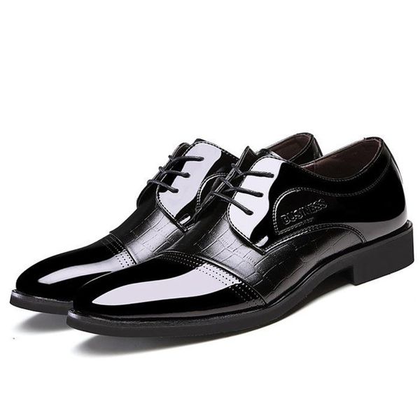 men's pu leather shoes men's business casual shoes crocodile prints men suits 2019 new classic fashion dress, Black
men's pu leather shoes men's business casual shoes crocodile prints men suits 2019 new classic fashion dress, Black