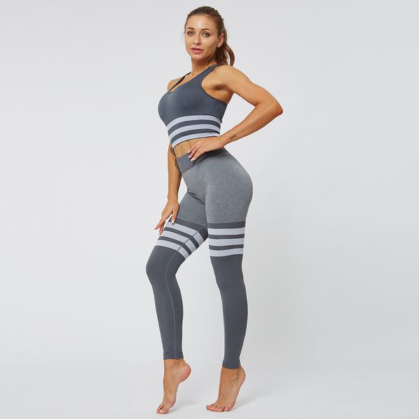 womens fitness bra leggings two piece set 2 workout clothes leggings sports bra long pant backless exercise clothing bodybuilding slim suits, Gray
womens fitness bra leggings two piece set 2 workout clothes leggings sports bra long pant backless exercise clothing bodybuilding slim suits, Gray