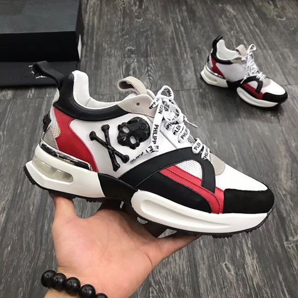 2020 fashion men shoes men leather lace up platform oversized sole sneakers white casual shoes printed mk02, Black
2020 fashion men shoes men leather lace up platform oversized sole sneakers white casual shoes printed mk02, Black