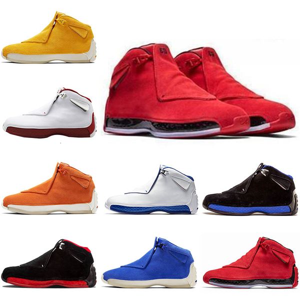 18ss og xviii jumpman 18 toro желтый оранжевый синий мужские замшевые туфли разводят royal серый спортивный спорт кроссовки тренеры дизайнер
18ss og xviii jumpman 18 toro желтый оранжевый синий мужские замшевые туфли разводят royal серый спортивный спорт кроссовки тренеры дизайнер