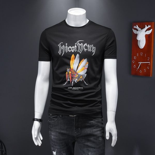 2020 new summer fashion men tshirt short sleeve o-neck drill cartoon mens designer casual loose mens t-shirts tees polos plus size, White;black
2020 new summer fashion men tshirt short sleeve o-neck drill cartoon mens designer casual loose mens t-shirts tees polos plus size, White;black