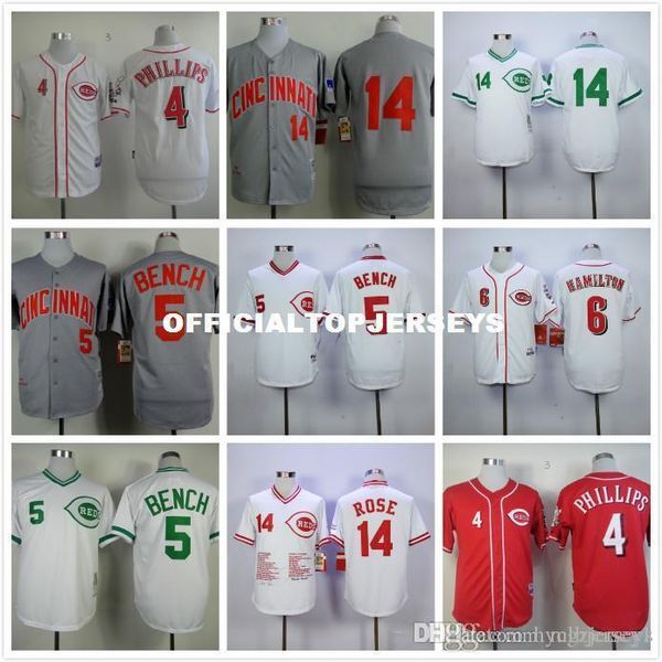 5 johnny bench 6 billy hamilton 14 pete rose retro jersey red white gray camo, Black;blue
5 johnny bench 6 billy hamilton 14 pete rose retro jersey red white gray camo, Black;blue