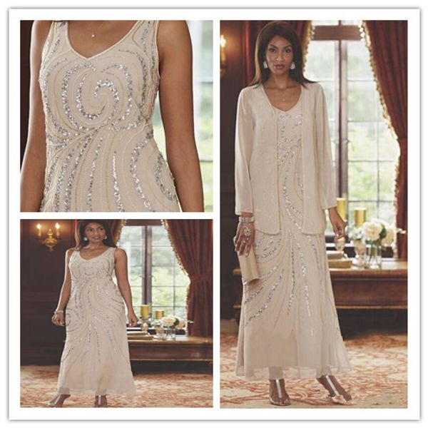 elegant est selling mother of the bride dresses with jacket beaded ankle length 2019 wedding guest dress for mother mother's dresses, Black;red
elegant est selling mother of the bride dresses with jacket beaded ankle length 2019 wedding guest dress for mother mother's dresses, Black;red