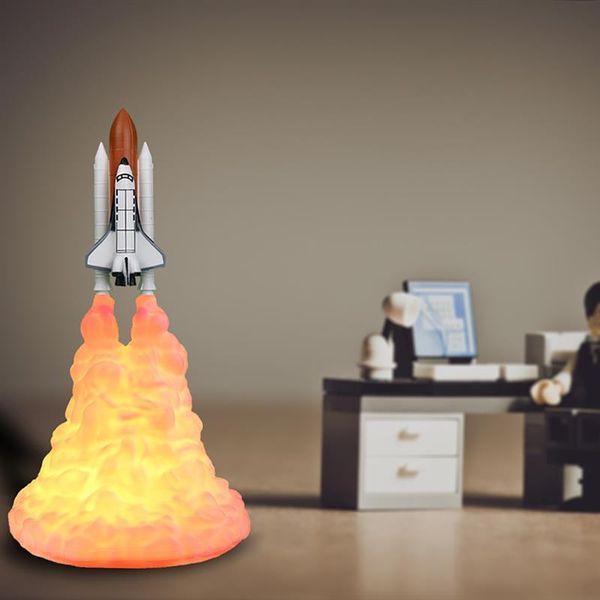 eco-friendly 3d printed rocket lights moonlight space shuttle lights smart home night lights new exotic table shuttle lamp
eco-friendly 3d printed rocket lights moonlight space shuttle lights smart home night lights new exotic table shuttle lamp