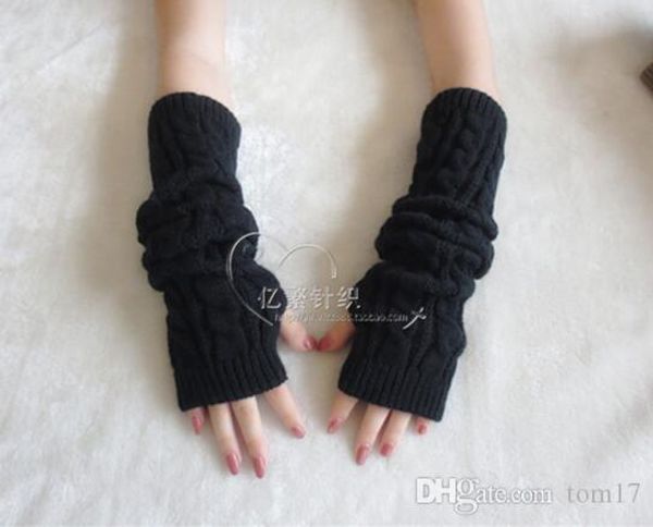 winter women' mittens bare fingers long warm half finger knitting wool sleeve riding half finger arm cover, Blue;gray
winter women' mittens bare fingers long warm half finger knitting wool sleeve riding half finger arm cover, Blue;gray