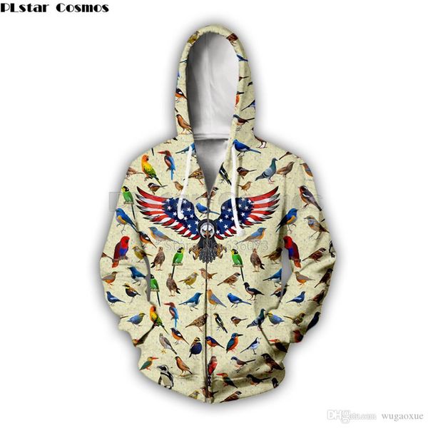 plstar cosmos fashion men's zip hoodie birds american flag eagle 3d print hooded jacket streetwear casual zipper hoody, Black
plstar cosmos fashion men's zip hoodie birds american flag eagle 3d print hooded jacket streetwear casual zipper hoody, Black