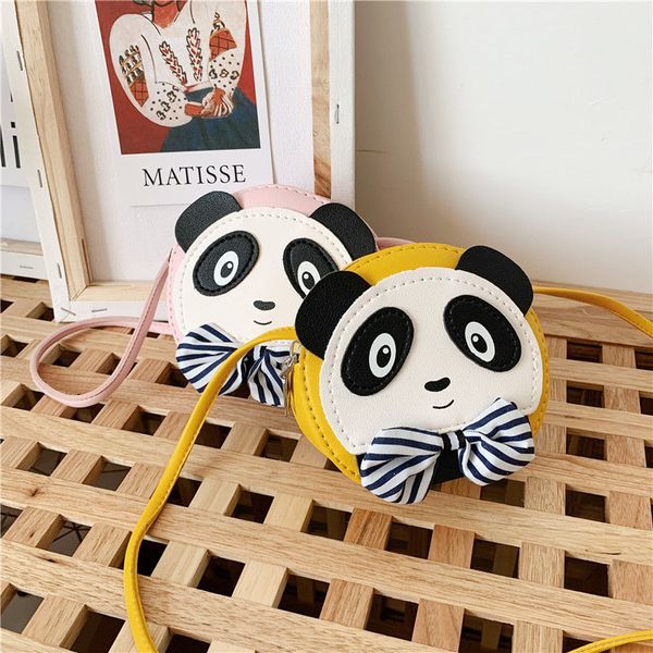 cute cartoon panda children's small crossbody bags pu leather baby girls boys coin purse all match kids kawaii change wallet, White
cute cartoon panda children's small crossbody bags pu leather baby girls boys coin purse all match kids kawaii change wallet, White