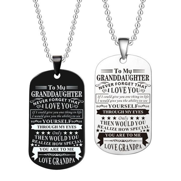 dog tags pendant necklace family jewelry to my grandson i love you love grandson necklace, Silver
dog tags pendant necklace family jewelry to my grandson i love you love grandson necklace, Silver