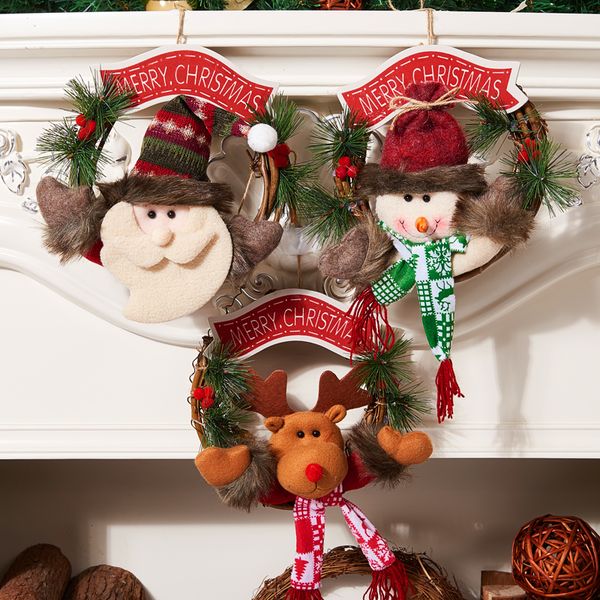 christmas tree pendant garland xmas craft wreath rattan ring scene layout 22*22cm door hanging decorations family party adornos
christmas tree pendant garland xmas craft wreath rattan ring scene layout 22*22cm door hanging decorations family party adornos