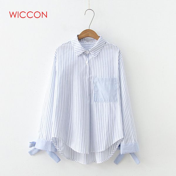 bow knot blouse sky blue white striped womens & blouses long sleeve shirt with pockrt shirts 2020 autumn
bow knot blouse sky blue white striped womens & blouses long sleeve shirt with pockrt shirts 2020 autumn