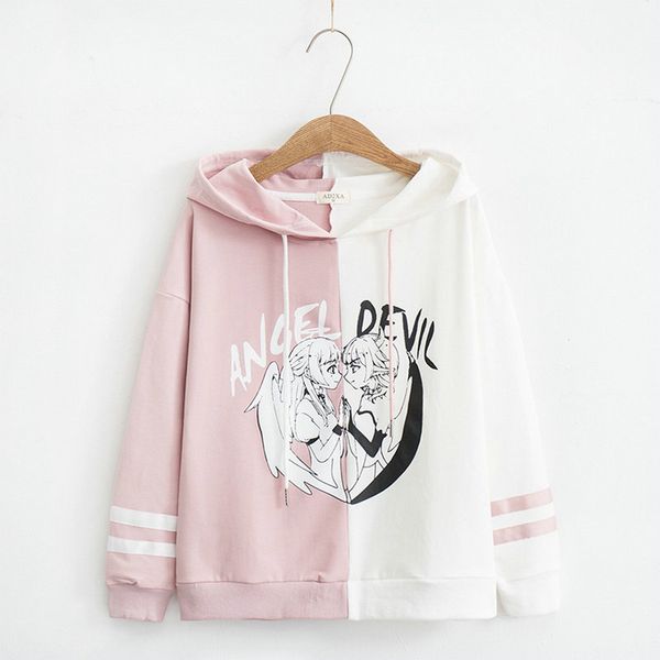 harajuku japanese cartoon beauty patchwork hoodies women printed sweatshirts loose long sleeve kawaii hoodie pullovers, Black
harajuku japanese cartoon beauty patchwork hoodies women printed sweatshirts loose long sleeve kawaii hoodie pullovers, Black