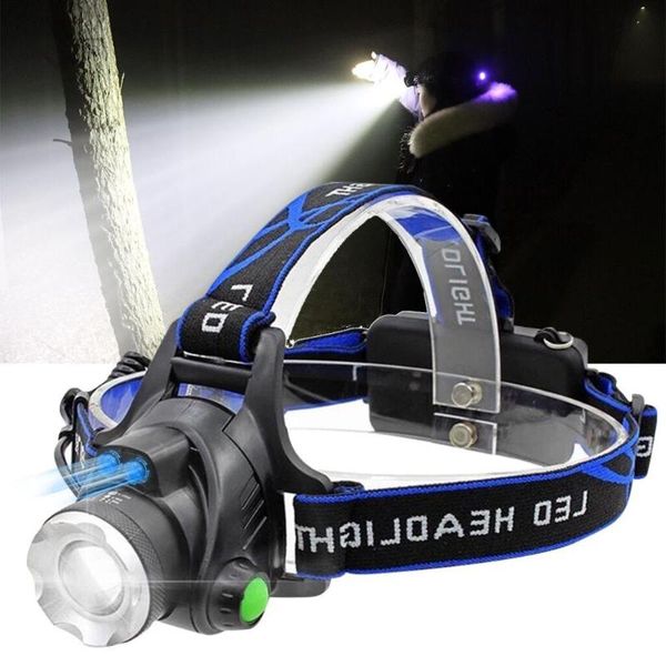 Ir Sensor Headlight Usb Rechargeable V6/l2/t6 Induction Led Headlamp Fishing Head Light Lamp Lantern By 18650 Battery