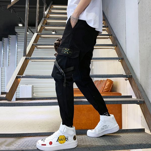 hip hop men pantalones hombre high street kpop casual cargo pants with many pockets joggers streetwear trousers harajuku, Black
hip hop men pantalones hombre high street kpop casual cargo pants with many pockets joggers streetwear trousers harajuku, Black