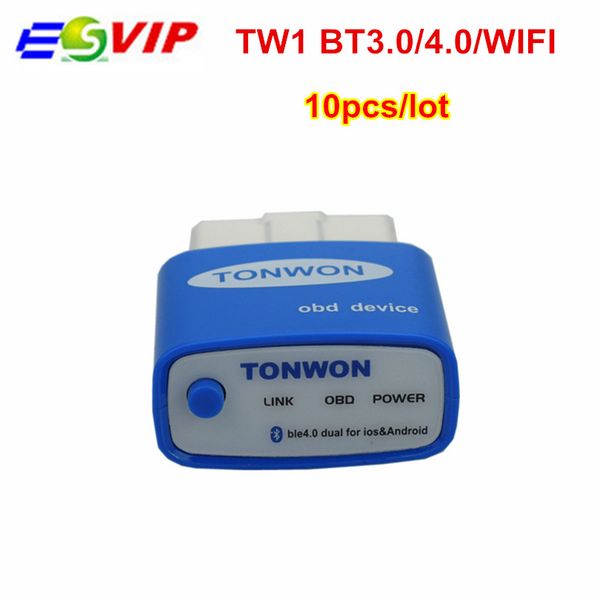 10pcs tonwon obd2 code readers, obdii bluetooth/wifi scan tool elm327 car diagnostic tool vehicle scanner for and andiord
10pcs tonwon obd2 code readers, obdii bluetooth/wifi scan tool elm327 car diagnostic tool vehicle scanner for and andiord