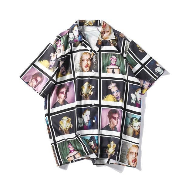 hawaiian style funny print men beach shirt 2020 summer short sleeve men's shirts oversized man shirt camicia poleras hombre, White;black
hawaiian style funny print men beach shirt 2020 summer short sleeve men's shirts oversized man shirt camicia poleras hombre, White;black