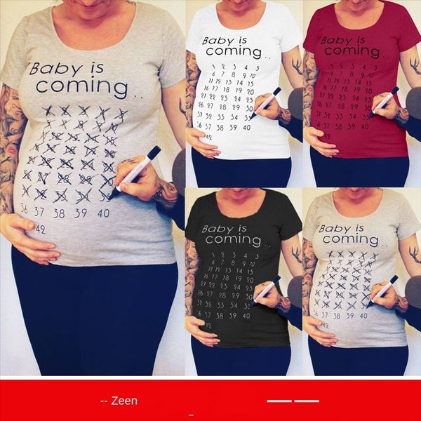 2019 большой размер с коротким рукавом беременных напечатаны футболки 2019 большой размер женщин с коротким рукавом беременных женщин напеча, White
2019 большой размер с коротким рукавом беременных напечатаны футболки 2019 большой размер женщин с коротким рукавом беременных женщин напеча, White