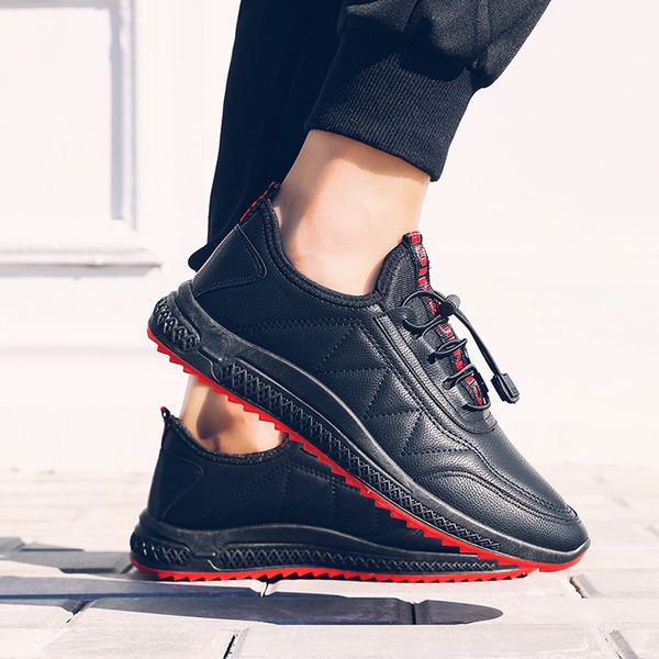 men running shoes waterproof comfortable warm leather sport shoes for male outdoor walking lightweight sneakers black size 39-44
men running shoes waterproof comfortable warm leather sport shoes for male outdoor walking lightweight sneakers black size 39-44