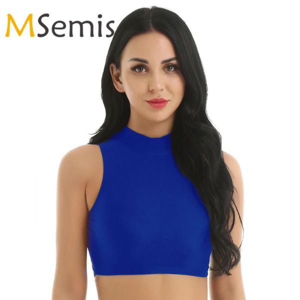 womens gymnastics yoga sportswear mock neck sleeveless strappy back criss cross crop for yoga sport latin dancewear, White;red
womens gymnastics yoga sportswear mock neck sleeveless strappy back criss cross crop for yoga sport latin dancewear, White;red