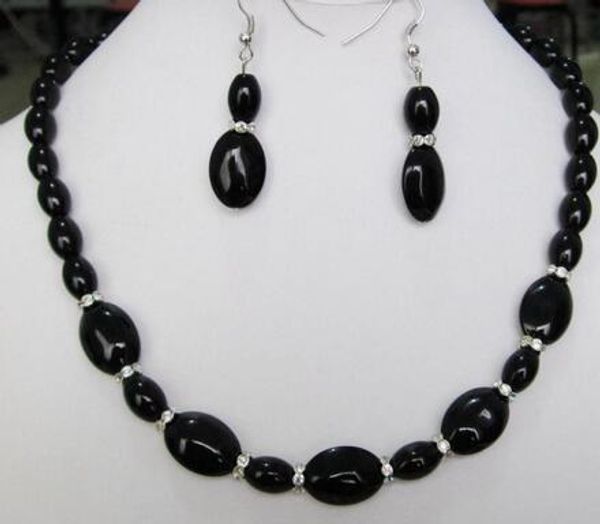 13x18mm black jade necklace 18 "earrings> wholesale silver plated crystal quartz stone watch
13x18mm black jade necklace 18 "earrings> wholesale silver plated crystal quartz stone watch